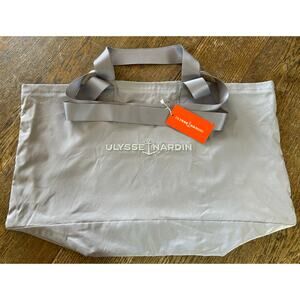 New! Ulysse Nardin Nylon Tote Gray Watches & Wonders Luxury Watch Brand